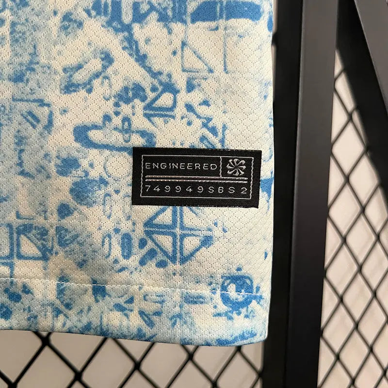 Maillot de football Portugal extérieur blanc et bleu Ma boutique