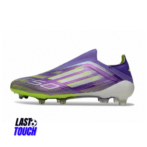 Crampons F50 League FG/AG Radiant Blaze - Violet/Blanc/Vert Last Touch