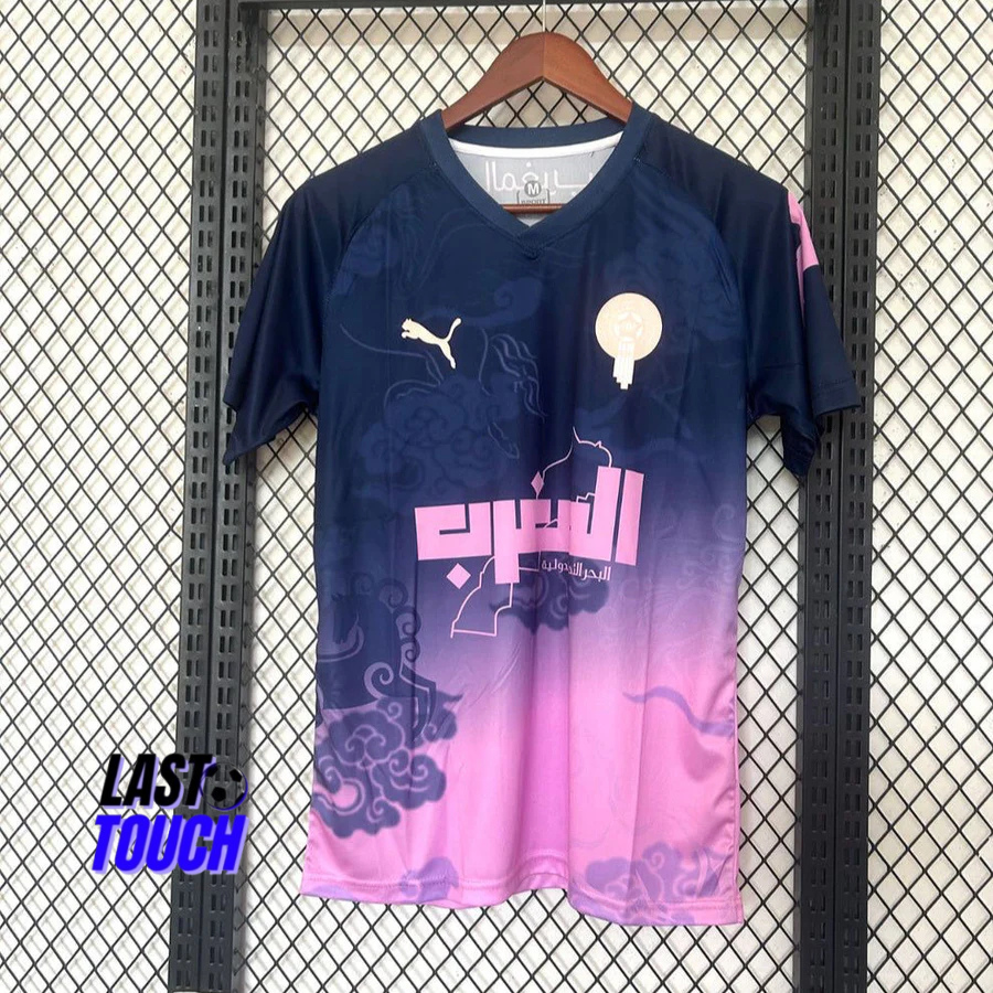 Maillot Maroc rose et violet concept