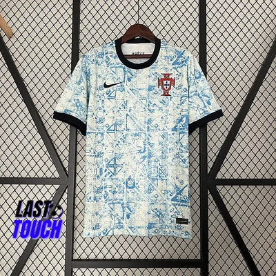 Maillot de football Portugal extérieur blanc et bleu Ma boutique