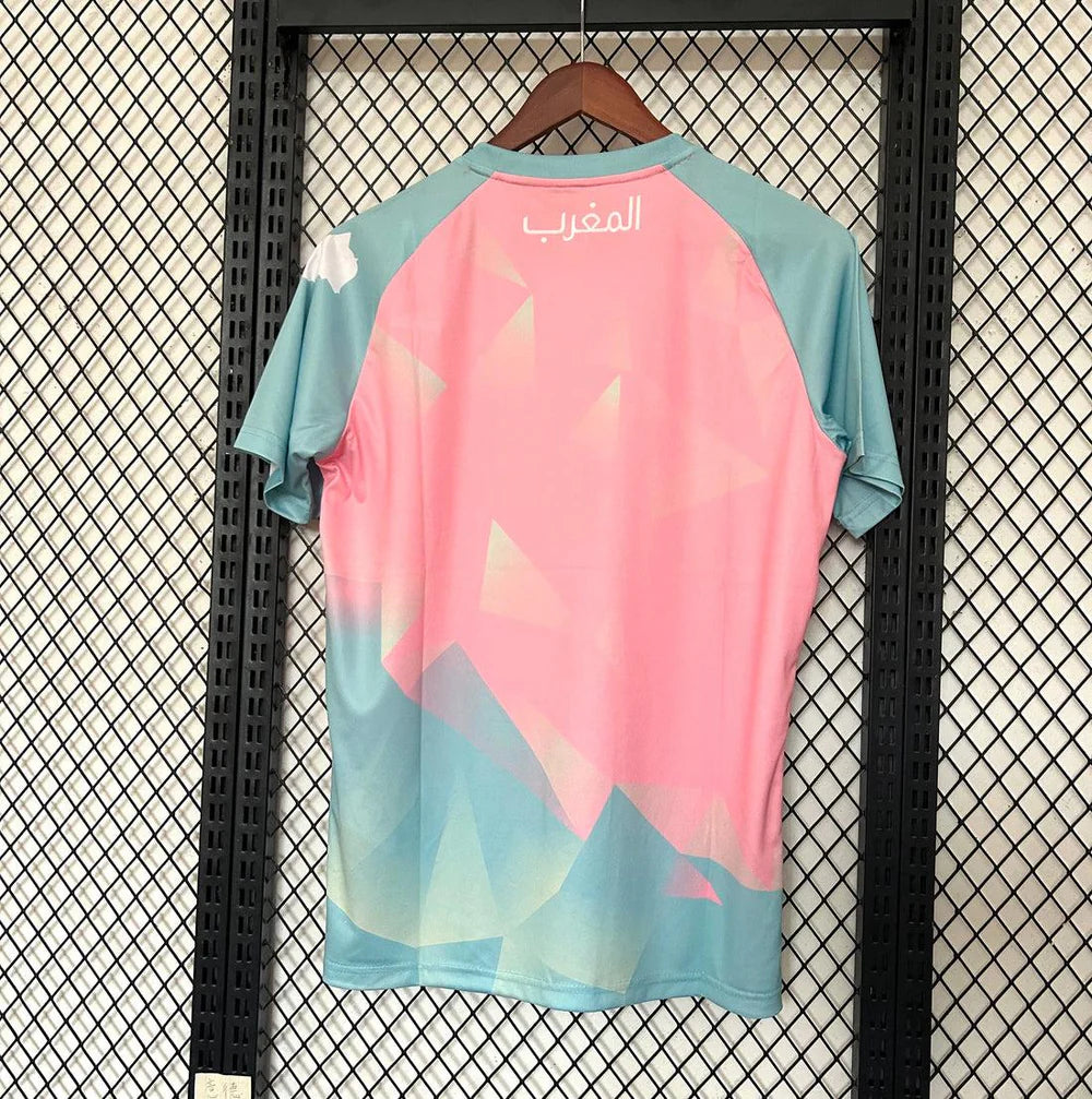 Maillot concept rose et bleu clair du Maroc